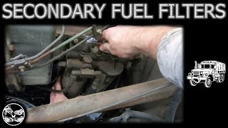 M35A2 Secondary Fuel Filters Replacement [upl. by Notsnhoj]