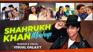 Shah Rukh Khan Mashup  Visual Galaxy  SRK Mashup  Bollywood Lofi  90s SRK Mashup [upl. by Reilamag]