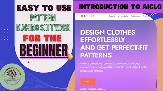 Introduction to Aiclo EasytoUse CAD pattern Design software for the beginner [upl. by Penny]