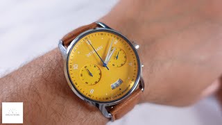 Detomaso Soprasso Chronograph Giallo D023801 Watch Review [upl. by Yusem420]