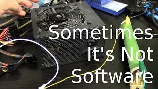 Failing Computer Power Supply Causing Crashes [upl. by Voss169]