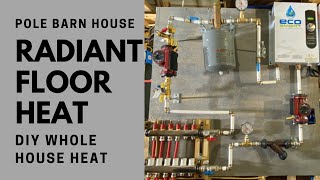 DIY Radiant Floor Heat  Install and First Impressions [upl. by Radnaskela790]