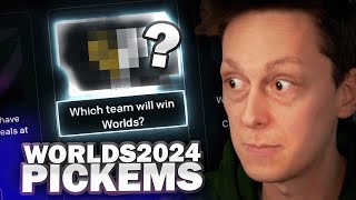 Die OBJEKTIV richtigen PICKEMS für Worlds 2024 [upl. by Fleda863]