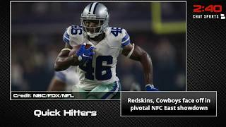 November 30 TNF Redskins vs Cowboys CFB Conference Championship games and NBA action [upl. by Paschasia]