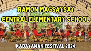 Ramon Magsaysay Centrsl Elementary School Blocking  IndakIndak sa Kadayawan 2024  Open Category [upl. by Gabriela]