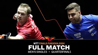 FULL MATCH  Benedikt Duda vs Darko Jorgic  MS QF  WTTFukuoka 2024 [upl. by Wolfie]