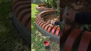 Decoração de jardim com borda elevada🌱 garden diy refugiogreen [upl. by Enid]