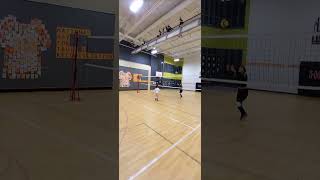 Volleyball bump drill nyahrobinson [upl. by Antsirhc749]