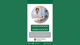 USask Nursing Ambassadors  Day in the life of 3rd year BSN student Gracie [upl. by Aninay]