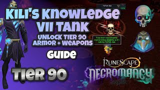 Kilis Knowledge VII  Tier 90 Necromancy Tank Armor  Runescape 3 [upl. by Trela]