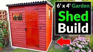 Building a Garden Shed from Reclaimed Materials  Complete Project Fast Version [upl. by Norra]