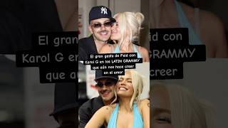 FEID tiene GRAN GESTO DE AMOR con KAROL G en los LATIN GRAMMY que CONMOVIÓ A TODOS [upl. by Isyed283]