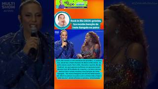 ROCK IN RIO 2024 GRÁVIDA IZA RECEBE BENÇÃO DE IVETE SANGALO NO PALCO I shorts [upl. by Nymsaj]