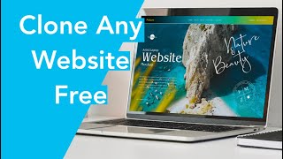 How To Clone Any Website Free  Copy Full Website  Free Website Code wget [upl. by Kaete]