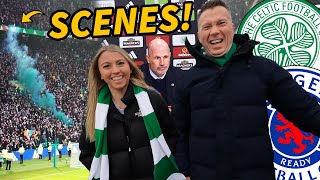 💥 CRAZY CELTIC CELEBRATIONS v RANGERS [upl. by Odnala]