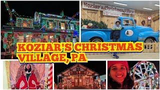 Koziars Christmas Village 🎄🏡🎡 Pennsylvania travel christmas christmasvillage [upl. by Abbe]