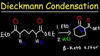 Dieckmann Condensation Reaction Mechanism [upl. by Aihsyn]