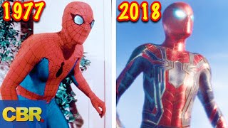 The Evolution Of SpiderMans Suits [upl. by Cordey]