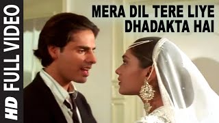 Mera Dil Tere Liye Dhadakta Hai Full Song  Aashiqui  Kumar Sanu  Sameer  Rahul Roy Anu Agarwal [upl. by Diba]