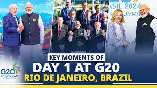 Day 1 of an ACTIONPACKED G20 Summit in Rio de Janeiro Brazil [upl. by Shawnee118]