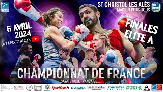 Live FINALES Championnat de France Savate Boxe Française ELITE A 2024 [upl. by Louie842]