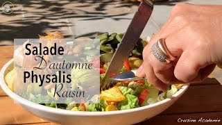 Recette de salade dautomne crue de lAcadémie CRUsine [upl. by Anaeirb522]