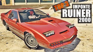 Imponte Ruiner 2000  Best TOP 3 Customization Paint Job Guide  GTA ONLINE Customization 26 [upl. by Mariken]