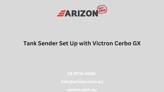 Configuring Tank Senders for Victron Cerbo GX A StepbyStep Tutorial [upl. by Akceber]