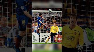 Iconic goal Messi vs Manchester United final UCL 2009 [upl. by Tinya]