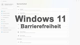 Barrierefreiheit Windows 11 Augensteuerung  Anleitung [upl. by Noffihc222]