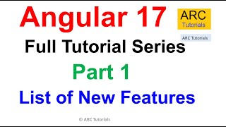 Angular 17 Tutorial 1  New Features  Angular 17 Tutorial For Beginners [upl. by Jacobo]