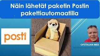 Näin lähetät paketin Postin pakettiautomaatilla [upl. by Wallas252]