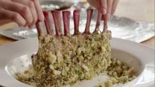 How to Make Roasted Rack of Lamb  Lamb Recipe  Allrecipescom [upl. by Haerb]