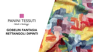 Realizza Tappezzeria colorata con il nostro Gobelin Rettangoli Dipinti [upl. by Allissa]