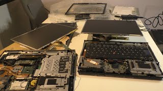 IBM Thinkpad R52  Teil 3  Der Ersatzteilspender ist eingetroffen und Bildschirme testen [upl. by Chapnick835]