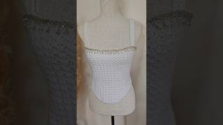 Bustier au crochet top au crochet facile [upl. by Estey]