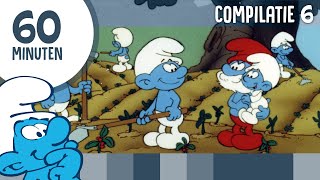 60 minuten Smurfen • Compilatie 6 • De Smurfen [upl. by Ahsilak]