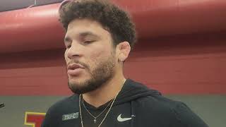 Iowa State wrestlings Yonger Bastida turning page from last years disappointing end [upl. by Leola]