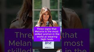 Three signs that Melania is the most skilled woman in the world at wearing high heels 2 celebrity [upl. by Airyt]