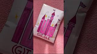 GIDLE blind bag unboxing 🦄💕✨ gidle kpop itzy diy blindbagpaper blindbag craft [upl. by Kory95]