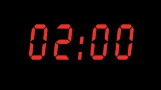 Two Minute Timer With Countdown Clock [upl. by Eytteb]