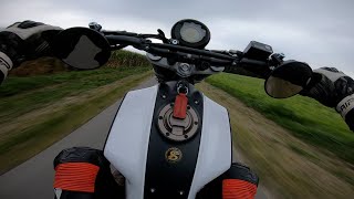 🚀 Wheelies  Husqvarna Svartpilen 401 RAW Sound 🔥 [upl. by Aivata892]