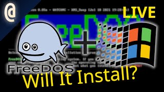 STREAM Testing Installing Windows 9xNT From FreeDOS [upl. by Eissak]