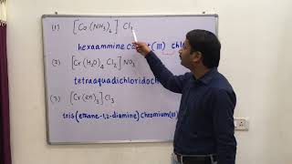 911Simple Trick to Write IUPAC Name Of Coordination Compounds containing complex cation [upl. by Harmonia]