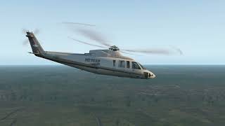 X plane 11 sikorsky Helicopter [upl. by Casta319]