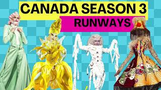 Canadas Drag Race Season 3  Runway Analysis [upl. by Worden]