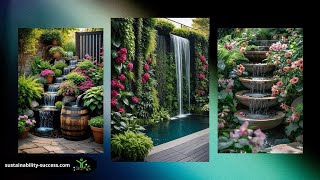 19 Lovely Small Garden Waterfalls to Inspire [upl. by Ahsirtal]