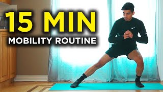 15 Minute FULL BODY Mobility Routine for Athletes Follow Along [upl. by Rubens]