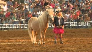 John Harrison 2 of 4 Rodeo Clown Spooner Wisconsin 2013 [upl. by Aillimat]