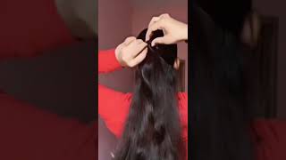 Regular One Half Ponytail Hairstyle✨🥰viralvideo shortvideo hairstyle braids longhair ponytail [upl. by Yrgoerg259]